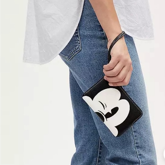 Disney X Coach Mickey
Mouse Wristlet Wallet - Picture 3 of 4